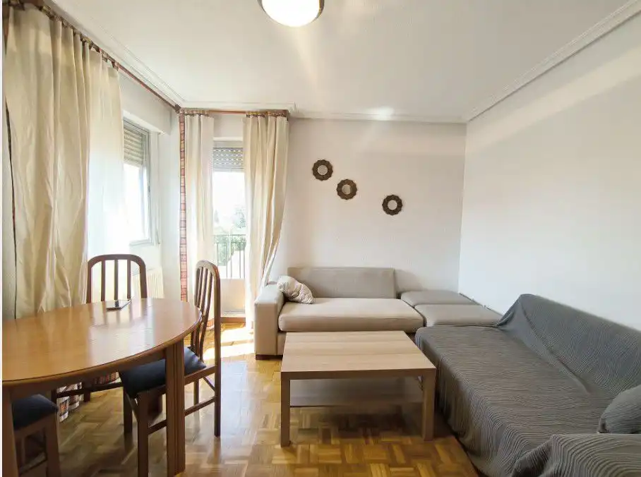 Living room of Flat for rent in Salamanca  with Heating, Parquet flooring and Terrace