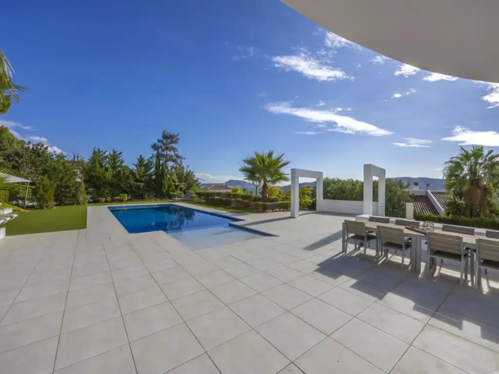 Terrace of Houses for sale in Jávea / Xàbia  with Air Conditioner, Terrace and Swimming Pool
