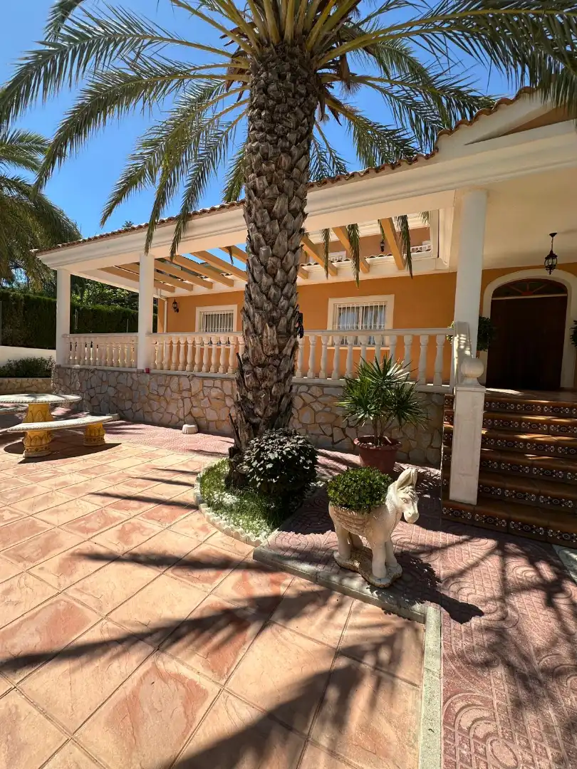 Terraza de Casa o chalet en venta en Mutxamel con Aire acondicionado, Calefacción y Jardín privado