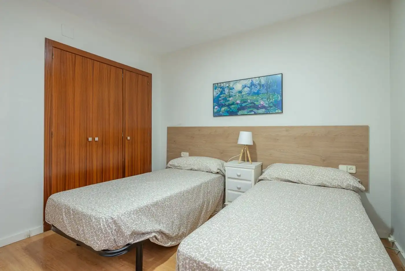 Schlafzimmer von Wohnung zur Miete in Málaga mit Klimaanlage, Terrasse und Möbliert