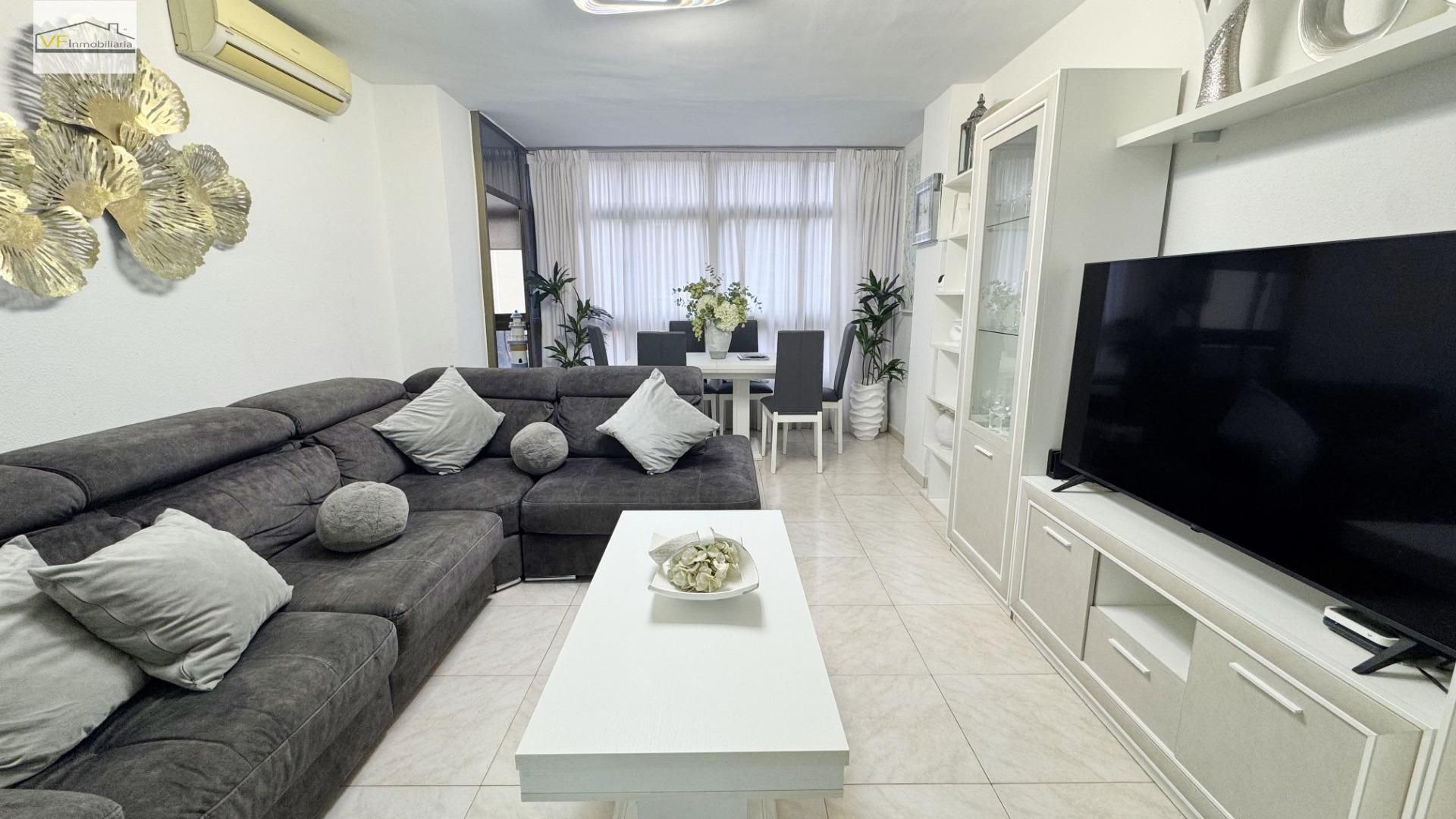 Living room of Flat for sale in Málaga Capital  with Air Conditioner and Private garden