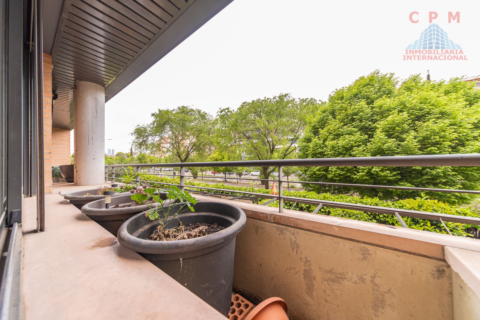Terraza de Piso de alquiler en  Madrid Capital con Aire acondicionado, Calefacción y Horno