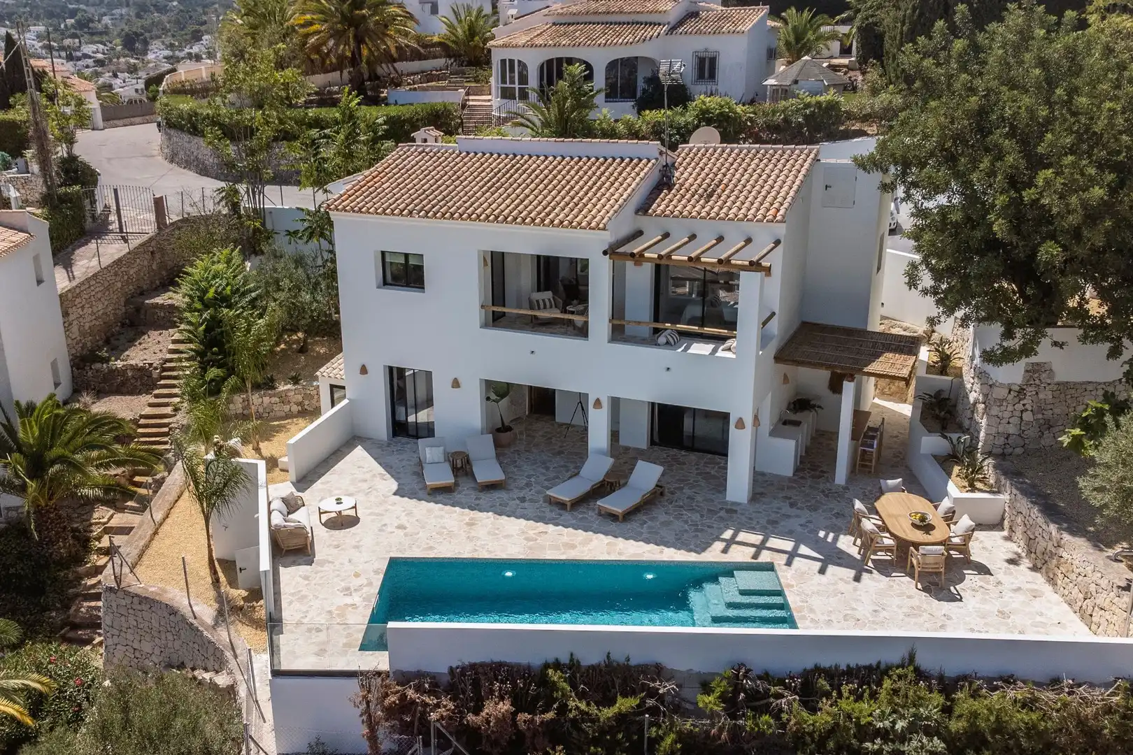 Exterior view of Houses for sale in Jávea / Xàbia  with Air Conditioner, Heating and Private garden