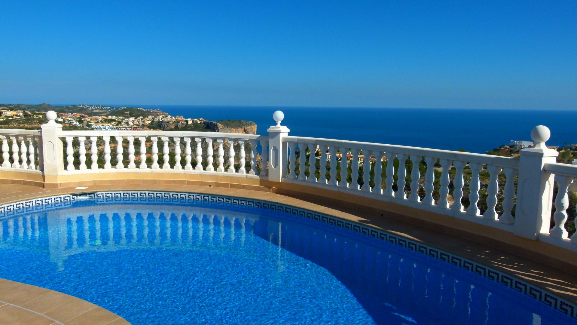 Swimming pool of House or chalet for sale in Benitachell / El Poble Nou de Benitatxell  with Air Conditioner, Private garden and Terrace
