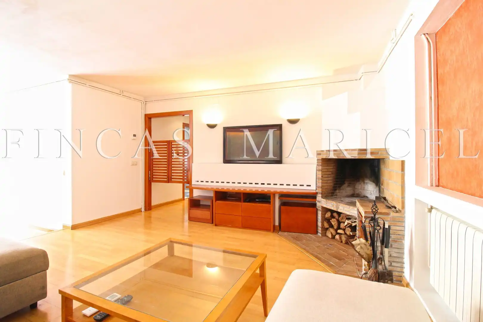 Living room of Attic for sale in Sitges  with Air Conditioner and Terrace