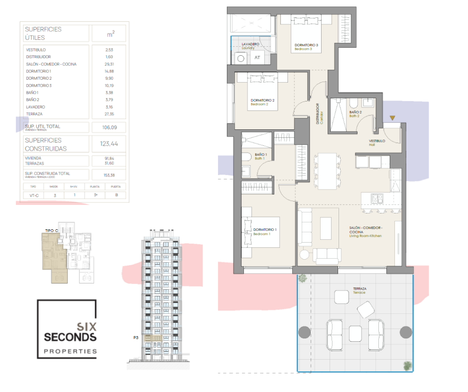 Apartament en venda en Calpe / Calp amb Aire condicionat, Terrassa i Traster