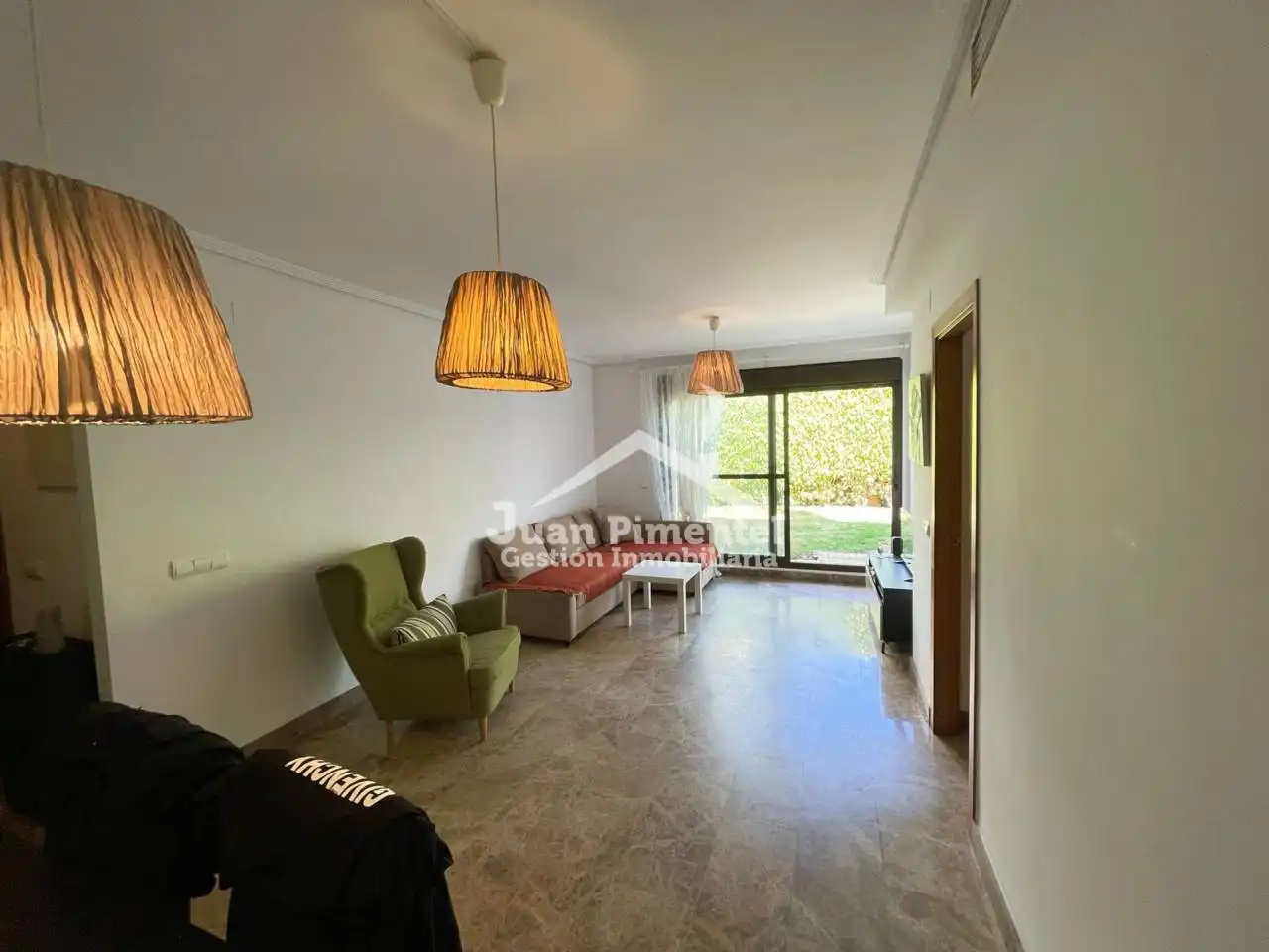 Living room of Apartments for sale in Estepona  with Air Conditioner, Private garden and Terrace