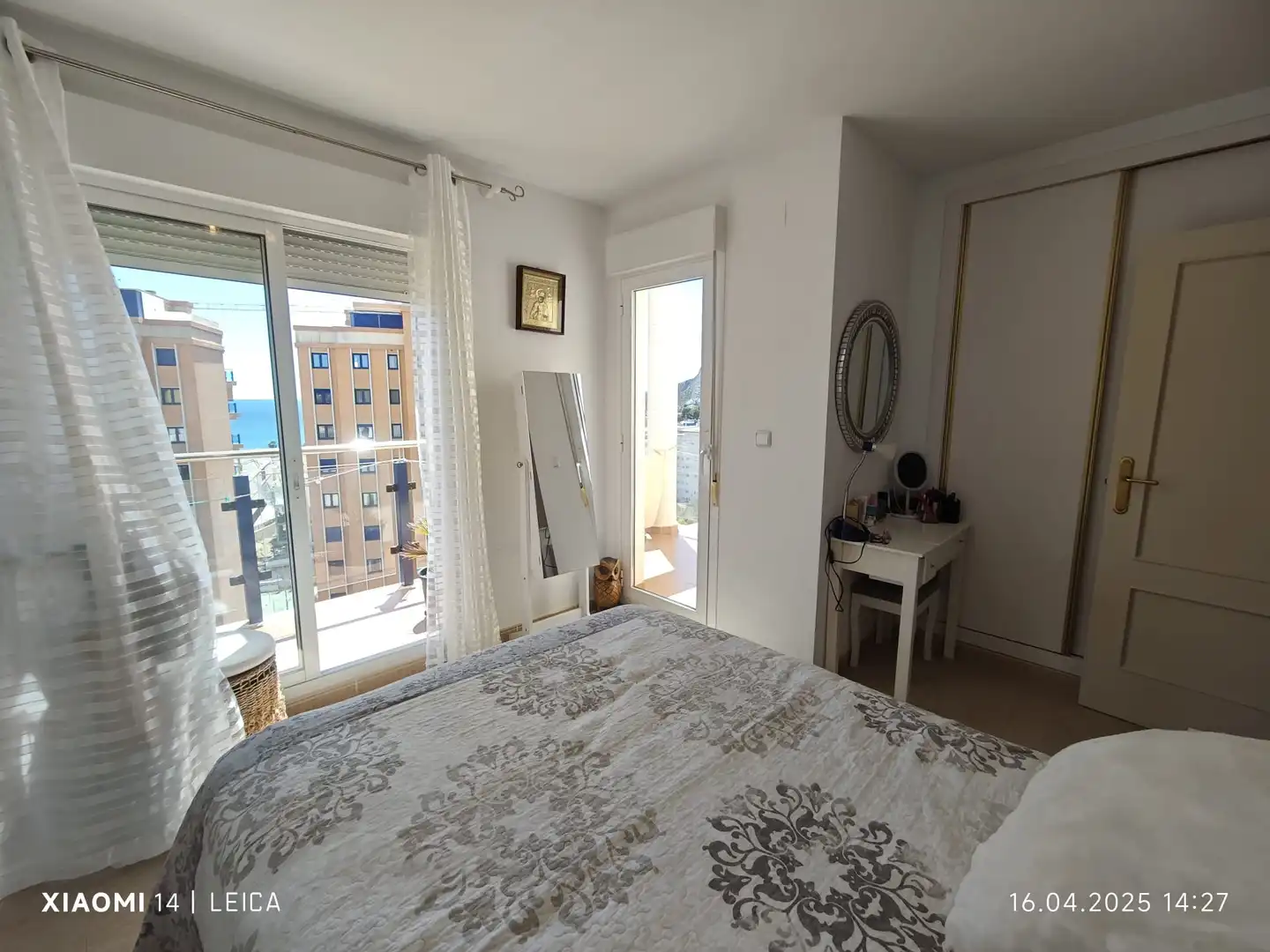Dormitori de Apartament en venda en Calpe / Calp amb Aire condicionat, Calefacció i Jardí privat