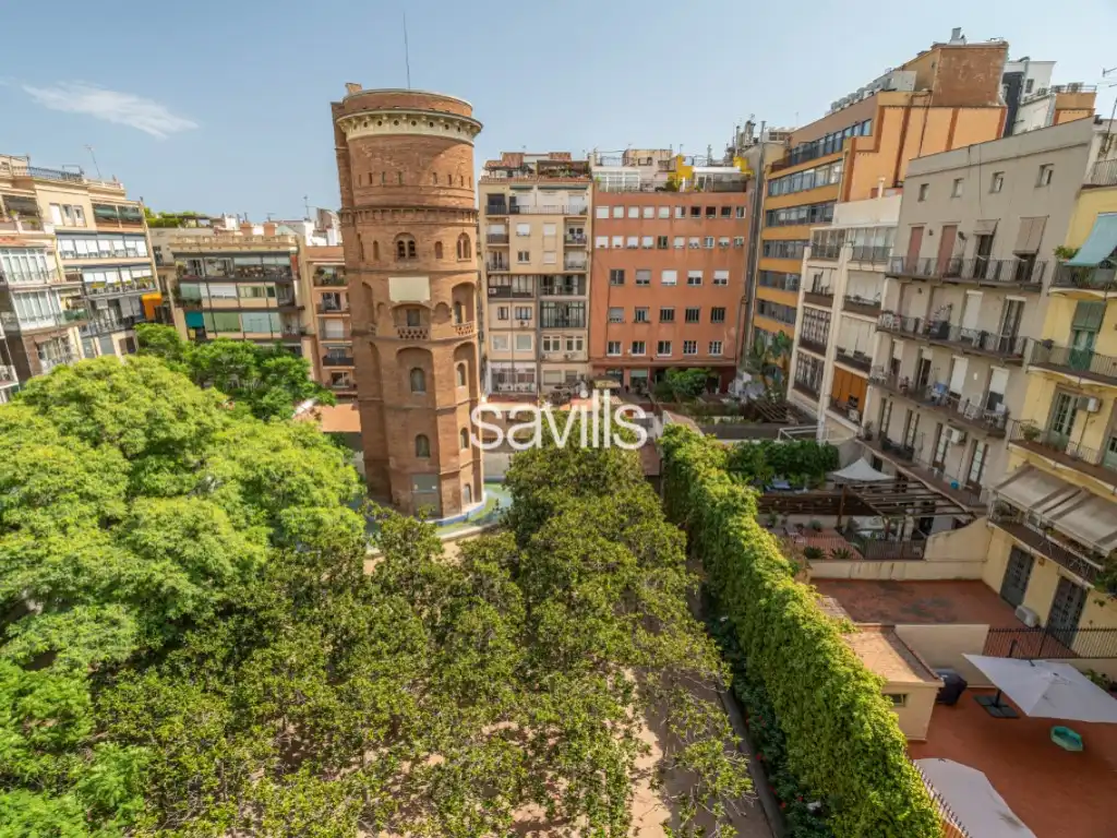 Jardín de Apartamento en venta en Barcelona con Aire acondicionado y Terraza