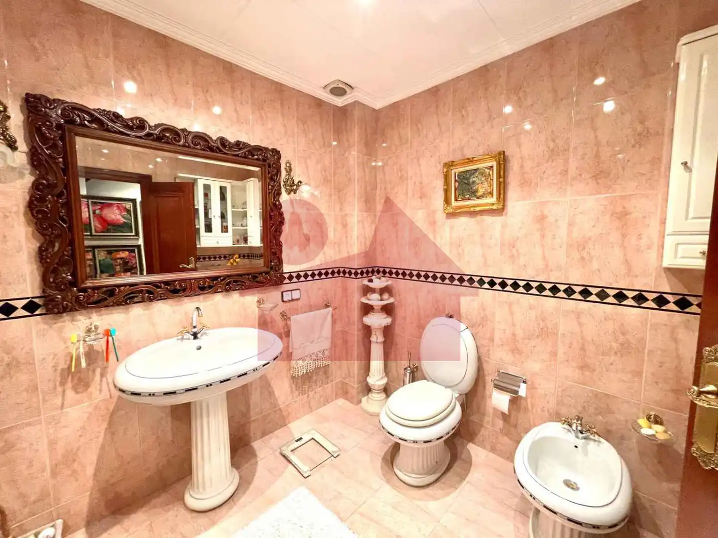 Baño de Casa adosada en venta en Mollet del Vallès con Aire acondicionado, Calefacción y Jardín privado