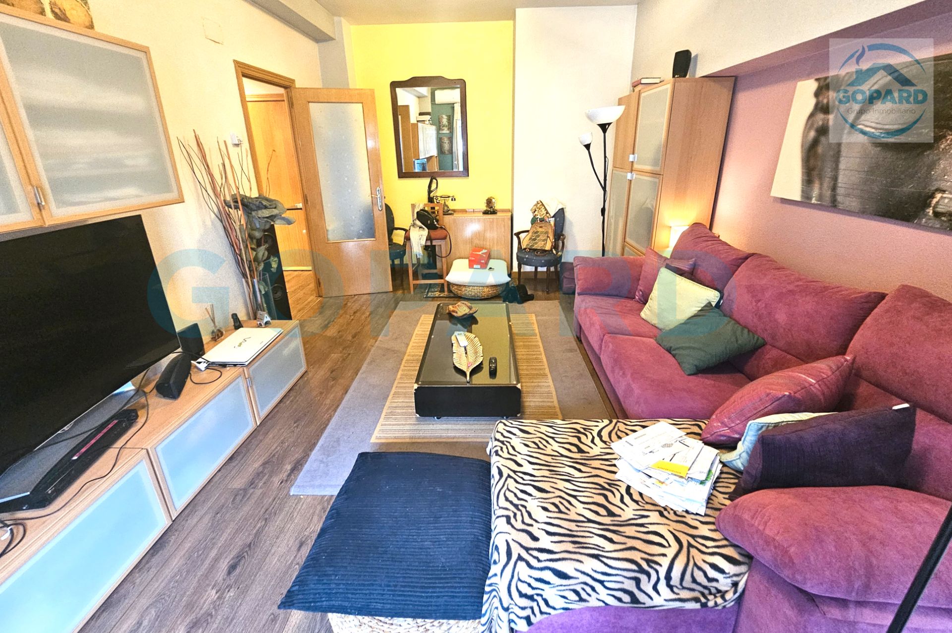 Living room of Flat to rent in Quijorna  with Air Conditioner, Heating and Private garden