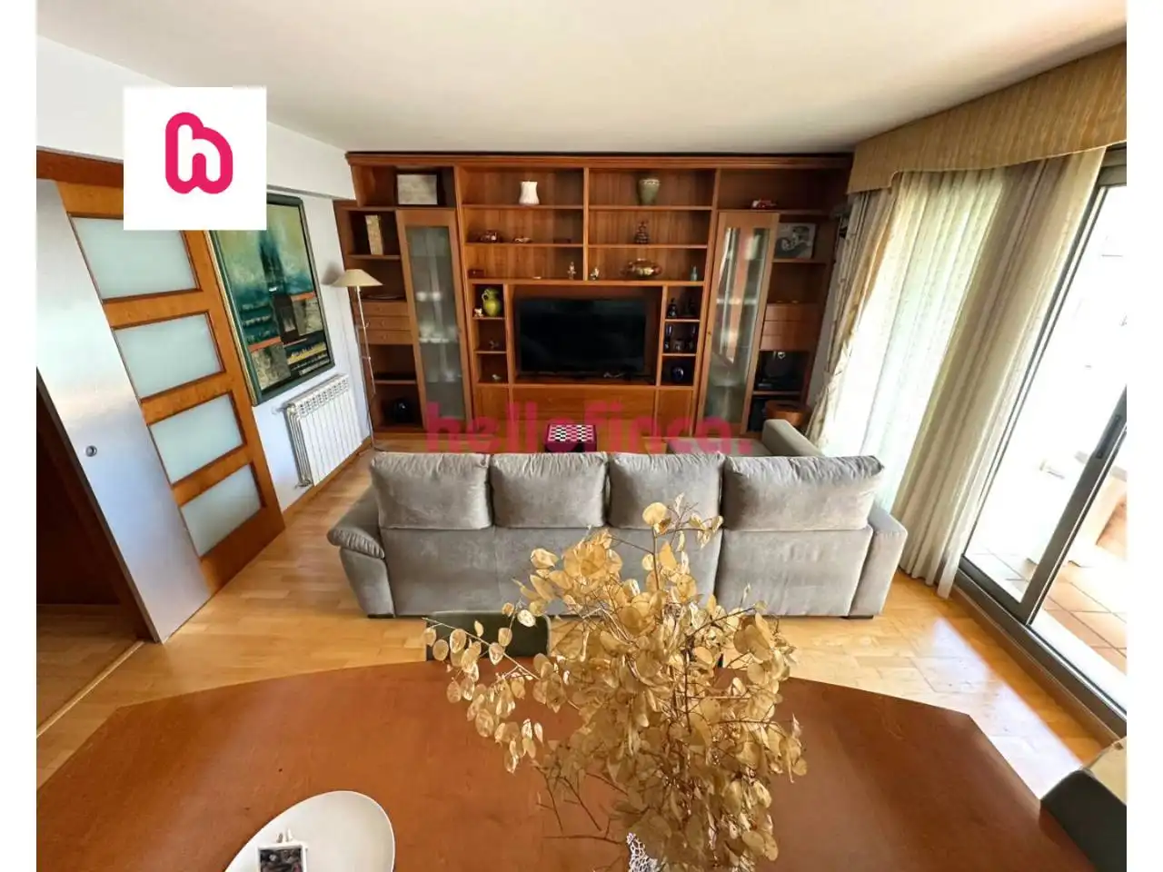 Wohnzimmer von Maisonette zum Verkauf in Badalona mit Heizung, Parkett und Terrasse