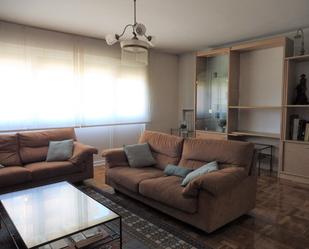 Living room of Flat to rent in  Pamplona / Iruña  with Heating, Parquet flooring and Furnished