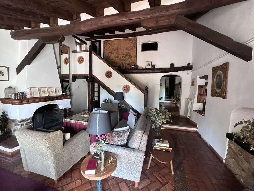 Sala de estar de Casa o chalet en venta en Aracena con Calefacción, Jardín privado y Terraza