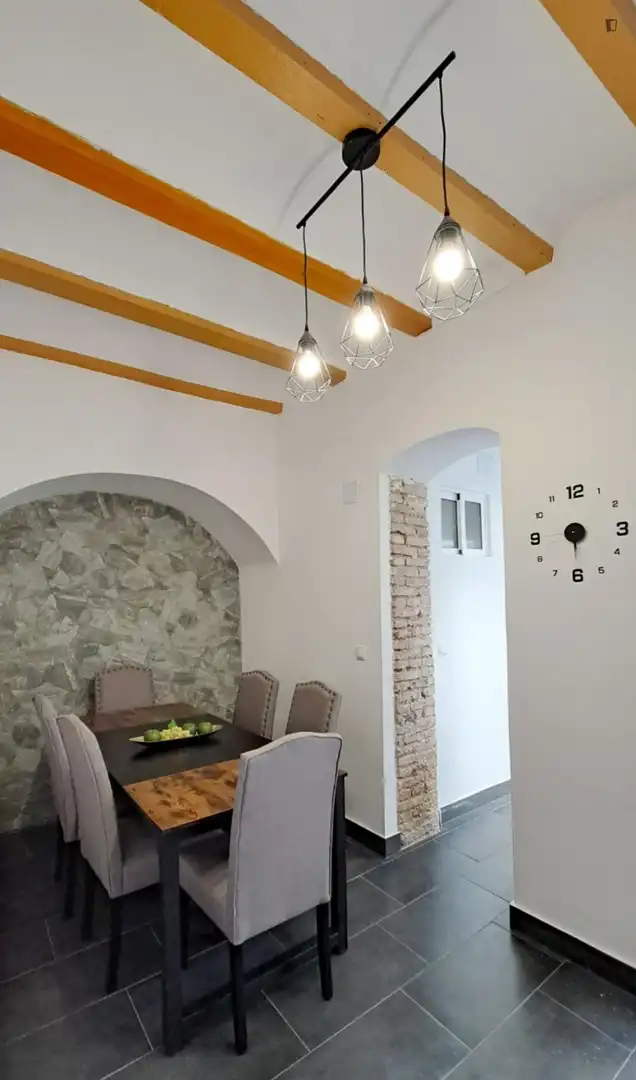 Dining room of Houses for rent in Sagunto / Sagunt  with Air Conditioner, Heating and Furnished