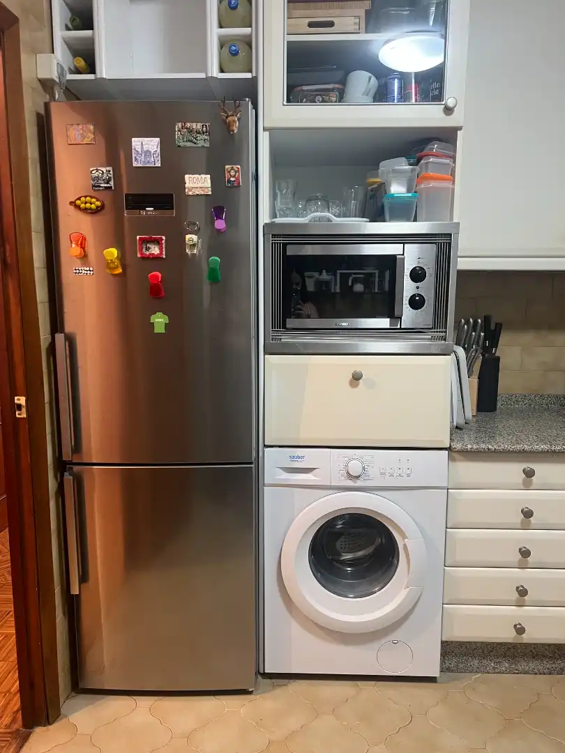 Kitchen of Apartments for sale in Baiona  with Heating, Furnished and Washing machine