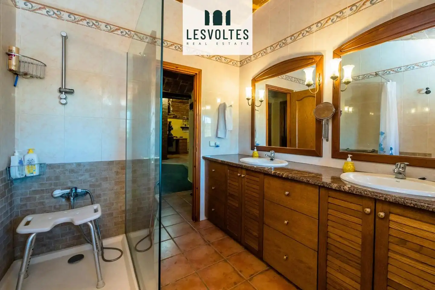 Baño de Casa o chalet en venta en La Pera con Aire acondicionado, Jardín privado y Trastero