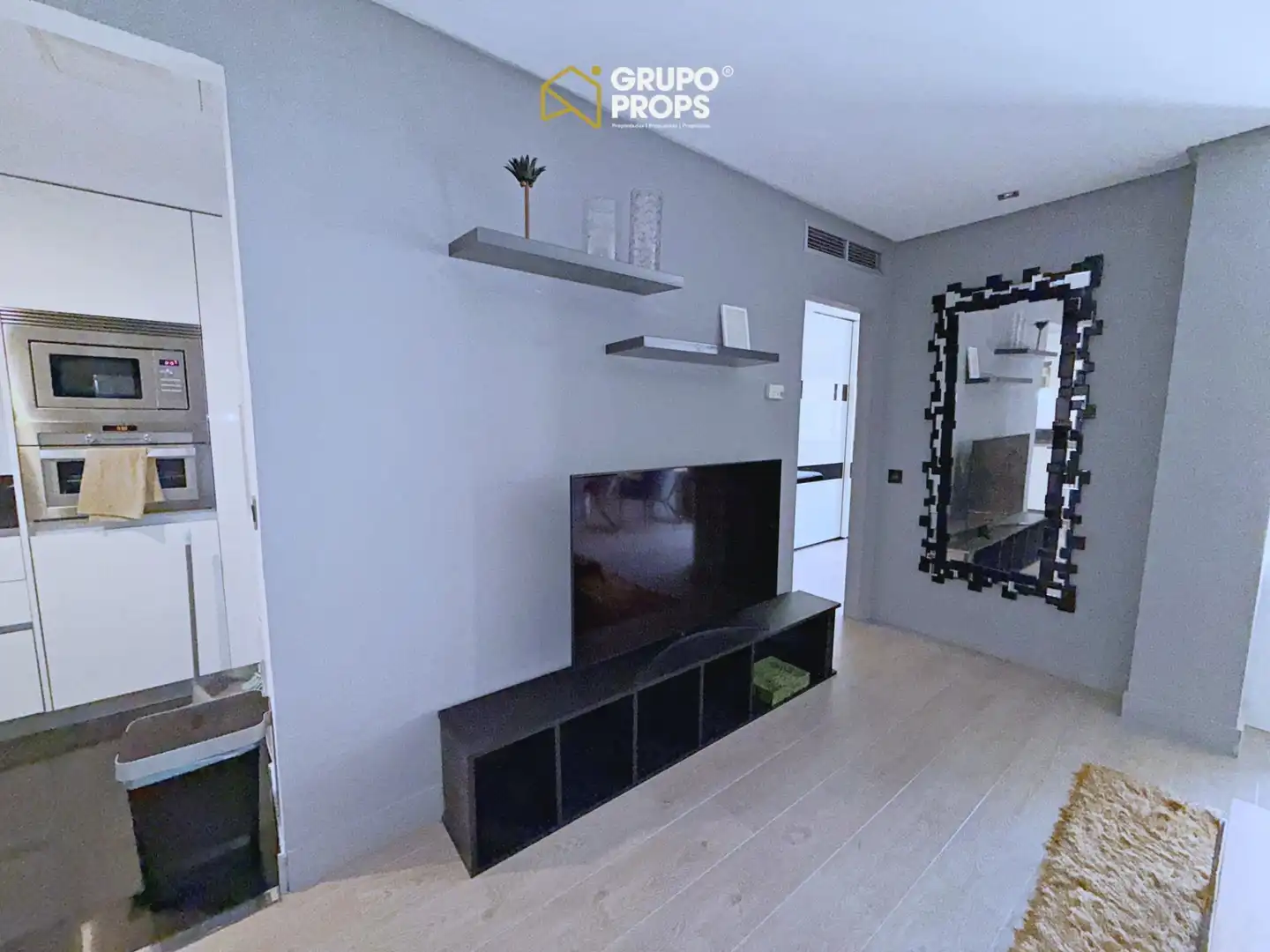 Sala de estar de Piso de alquiler en Madrid con Aire acondicionado, Calefacción y Amueblado