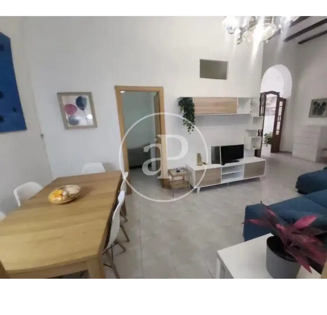 Sala d'estar de Pis de lloguer en Valencia amb Aire condicionat, Calefacció i Terrassa
