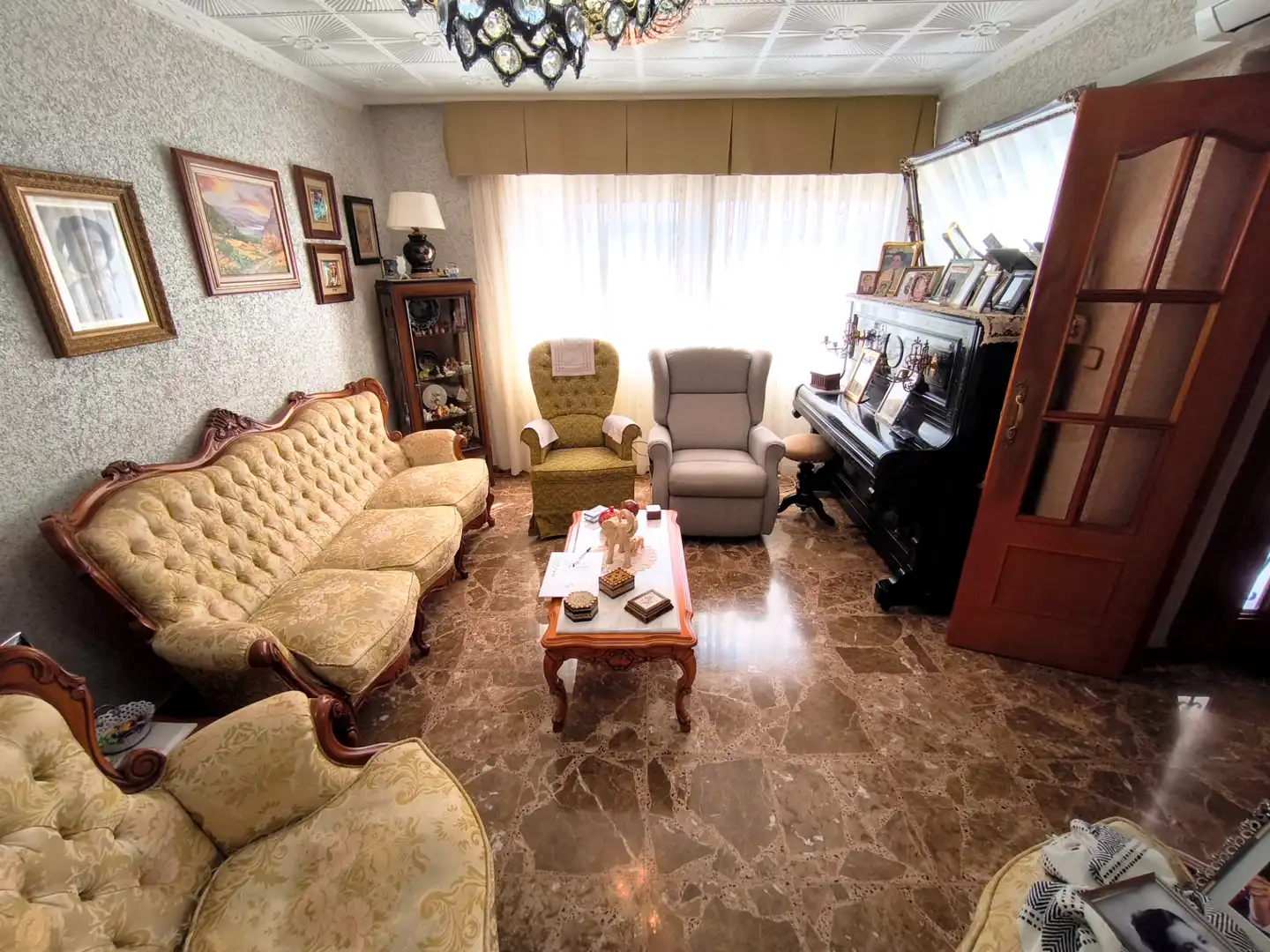 Sala de estar de Casa o chalet en venta en Cartagena con Aire acondicionado, Calefacción y Jardín privado