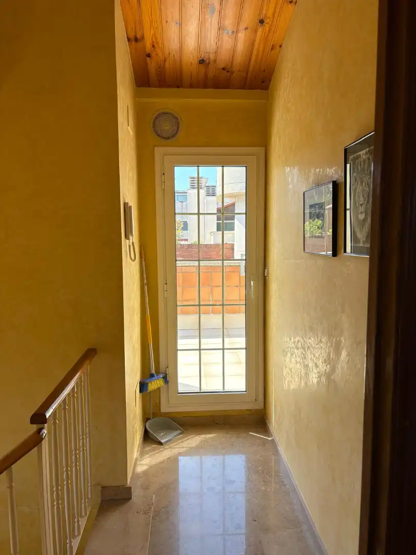 Terraza de Casa adosada en venta en Barcelona con Aire acondicionado, Calefacción y Jardín privado