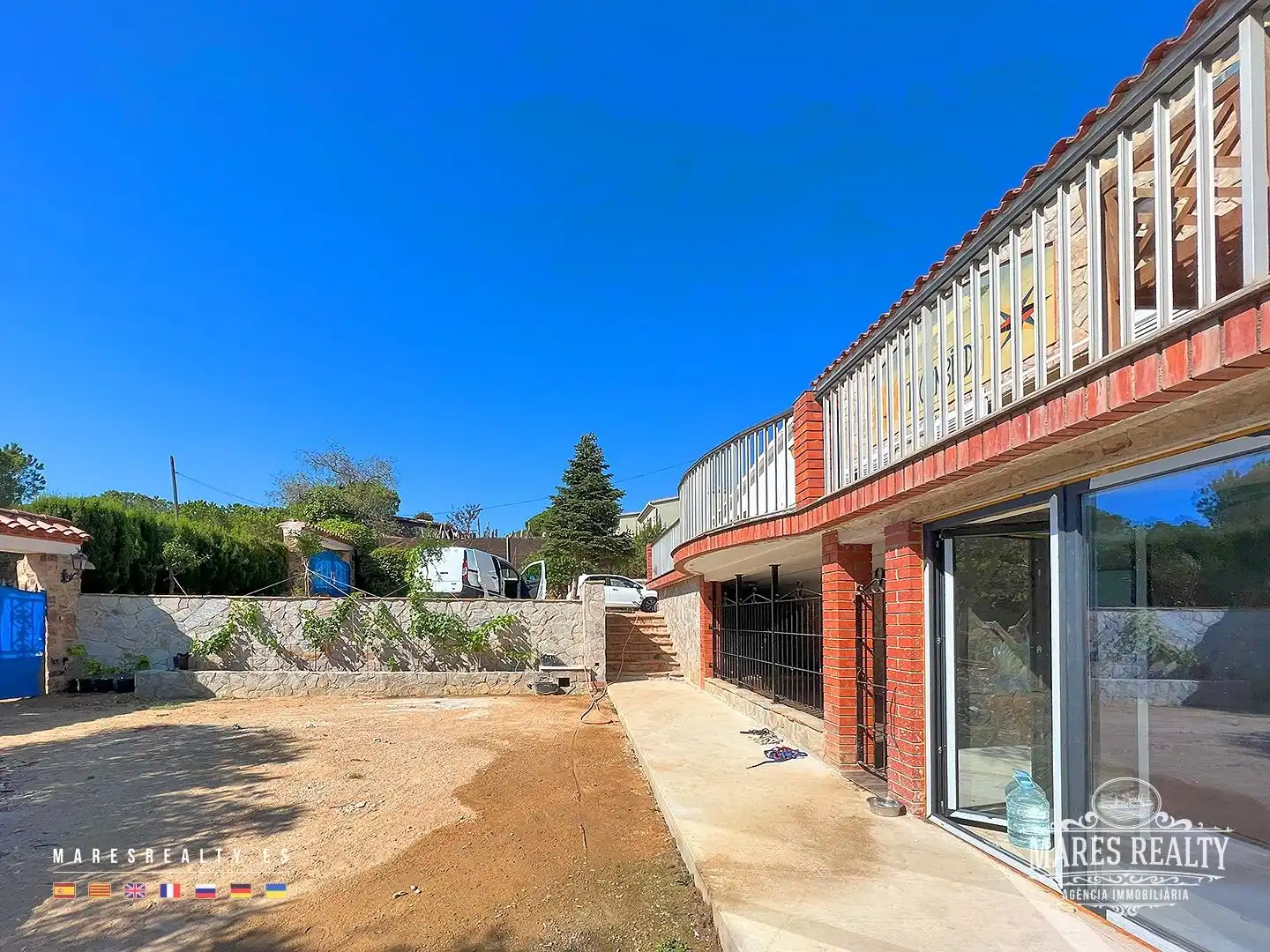Vista exterior de Casa o chalet en venta en Blanes con Terraza