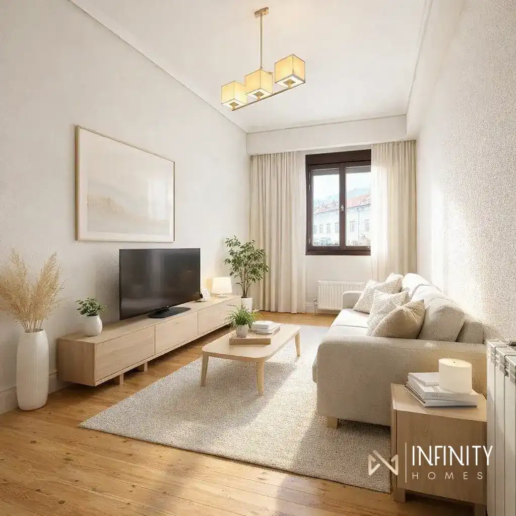 Sala de estar de Piso en venta en Bilbao  con Calefacción y Balcón