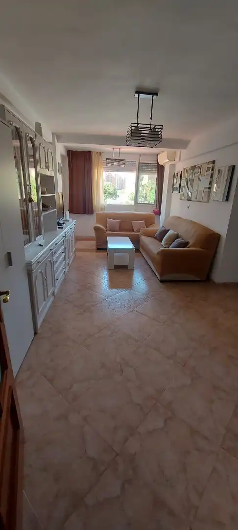 Sala de estar de Piso de alquiler en Málaga con Amueblado