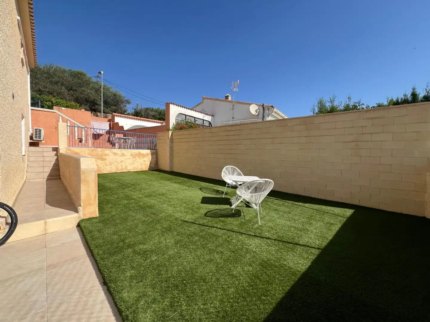 Terrace of Houses for rent in La Nucia  with Heating, Private garden and Furnished