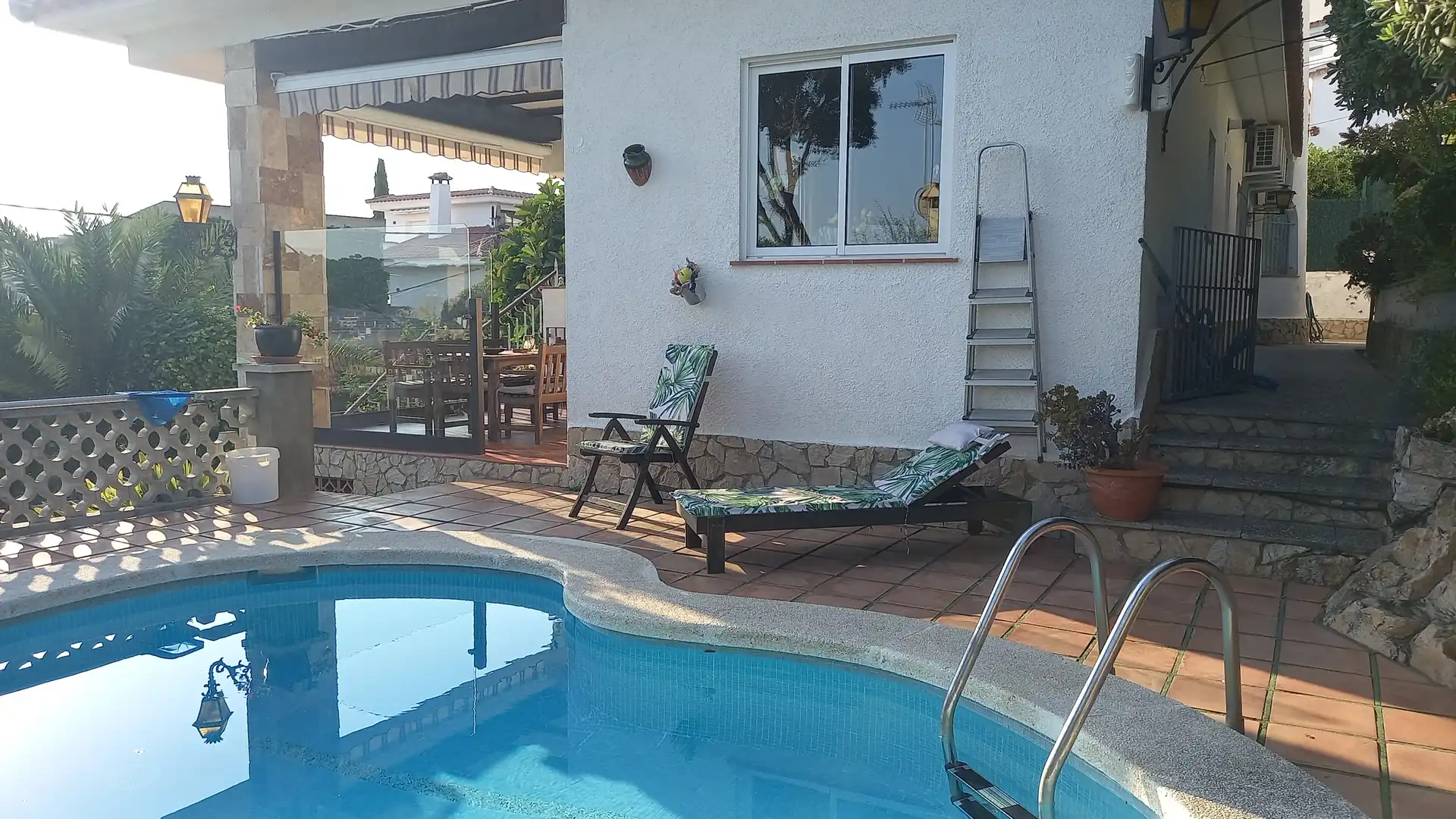 Piscina de Casa o xalet en venda en Sant Feliu de Guíxols amb Jardí privat, Piscina i Moblat