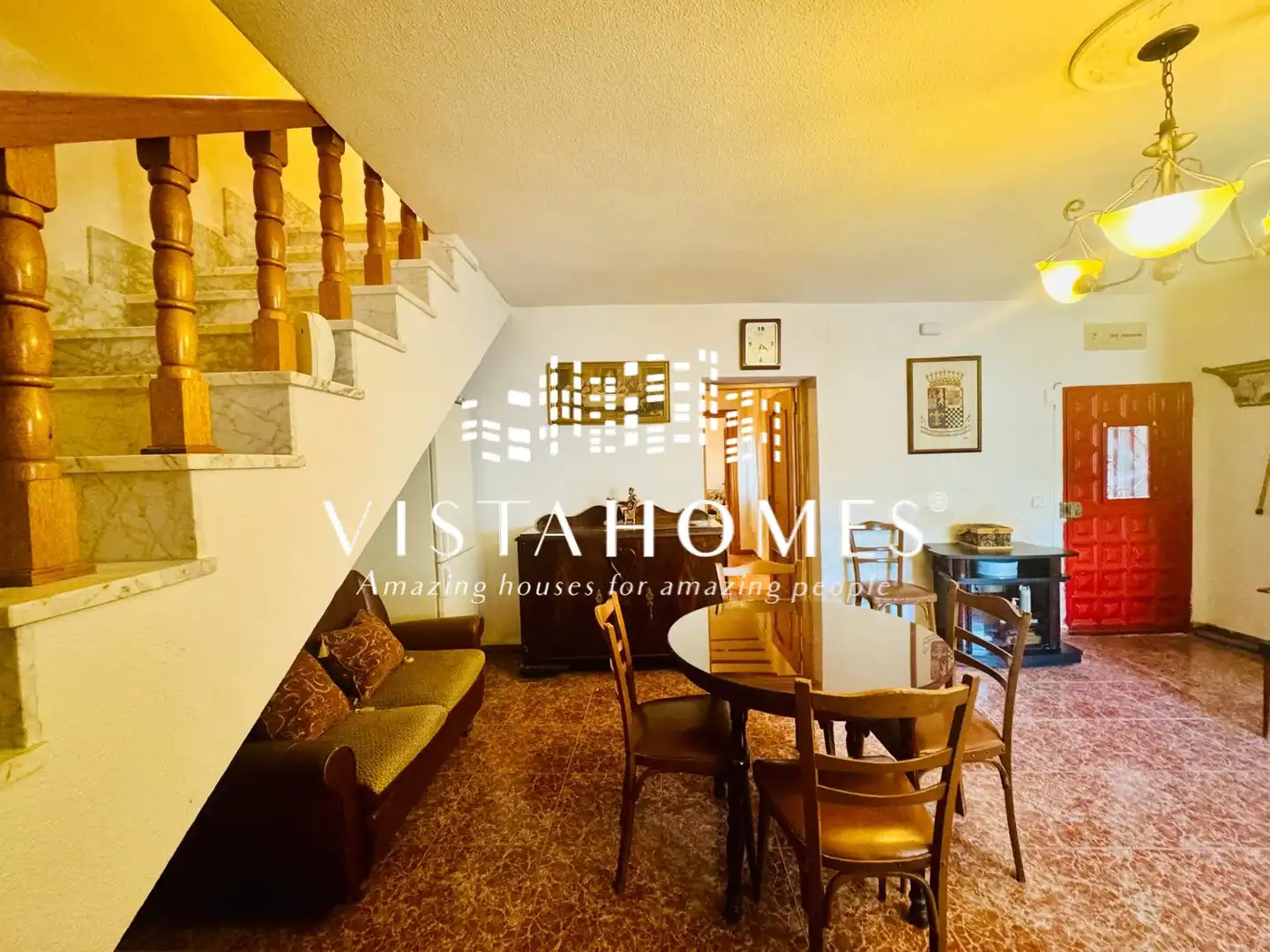 Sala de estar de Casa adosada en venta en Chinchón con Calefacción, Jardín privado y Terraza