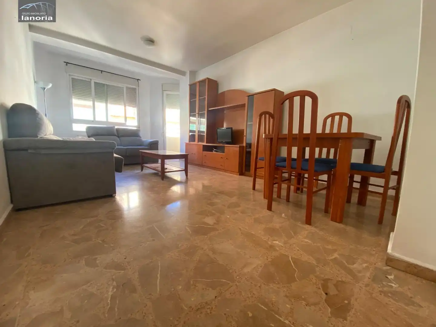 Sala d'estar de Pis per a compartir en Albacete amb Calefacció, Moblat i Balcó