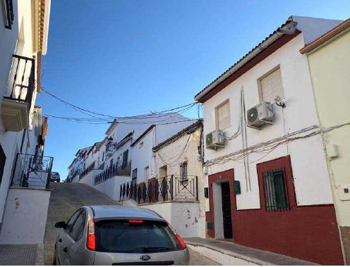 Exterior view of Single-family semi-detached for sale in Santa Bárbara de Casa