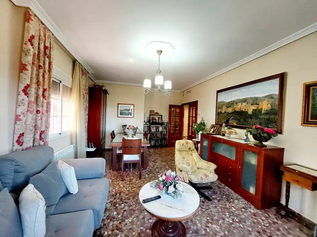 Sala d'estar de Casa o xalet en venda en Las Vaguadas