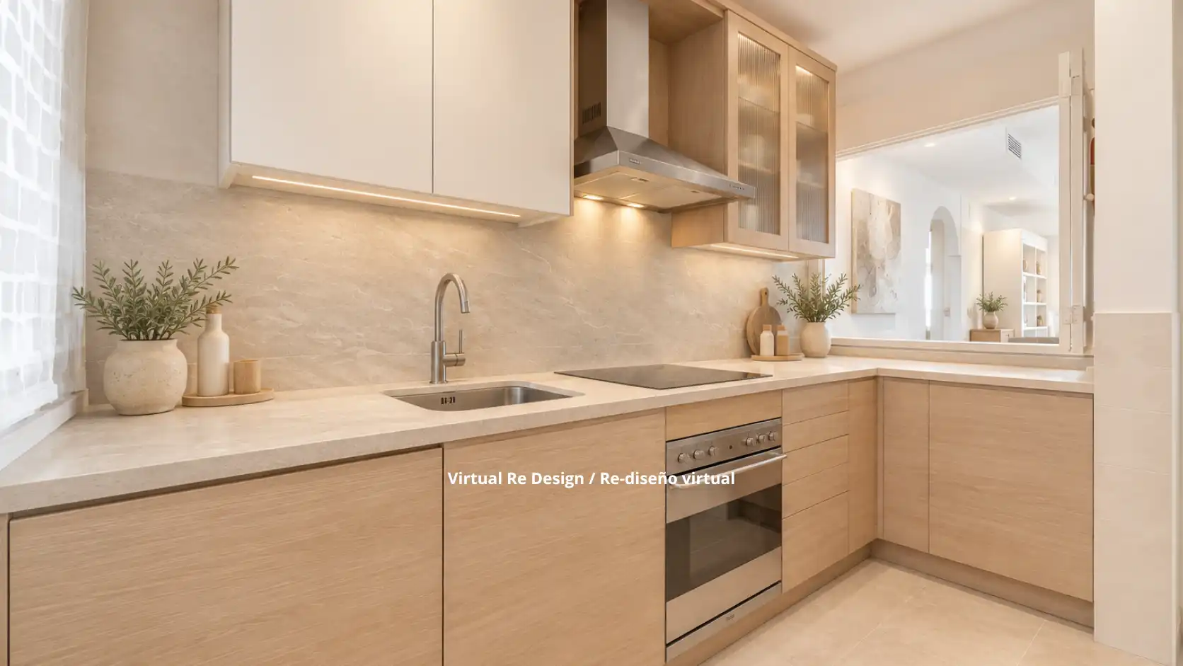 Cocina de Apartamento en venta en Milla de Oro