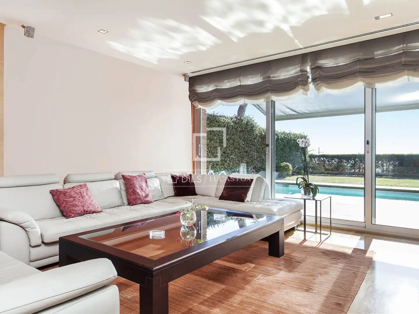 Sala de estar de Casa o chalet de alquiler en Barcelona con Aire acondicionado, Calefacción y Jardín privado