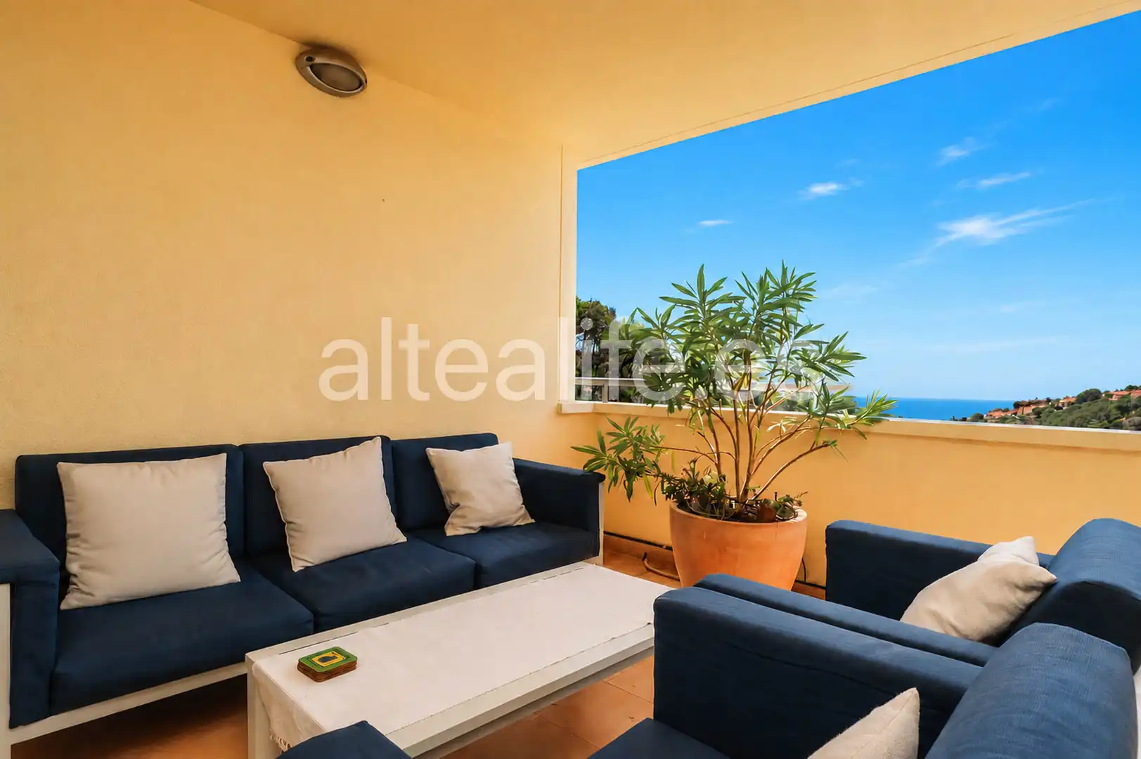 Terraza de Apartamento de alquiler en Altea con Terraza, Amueblado y Horno