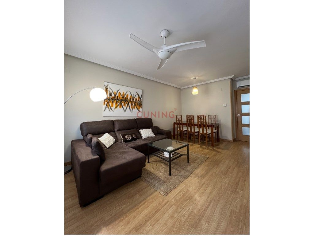 Living room of Flat to rent in Cáceres Capital  with Terrace and Furnished