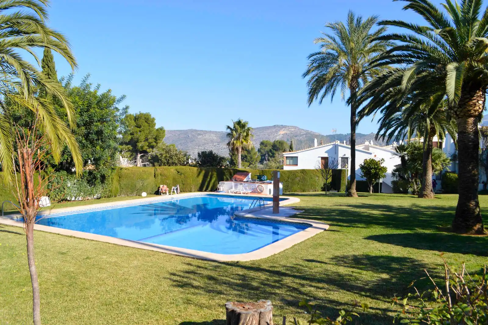 Piscina de Apartament en venda en Pedreguer amb Aire condicionat, Calefacció i Jardí privat