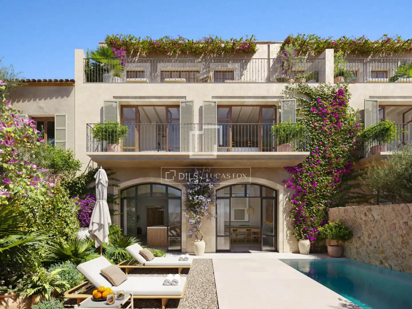 Vista exterior de Casa o chalet en venta en Santa María del Camí con Aire acondicionado, Calefacción y Jardín privado