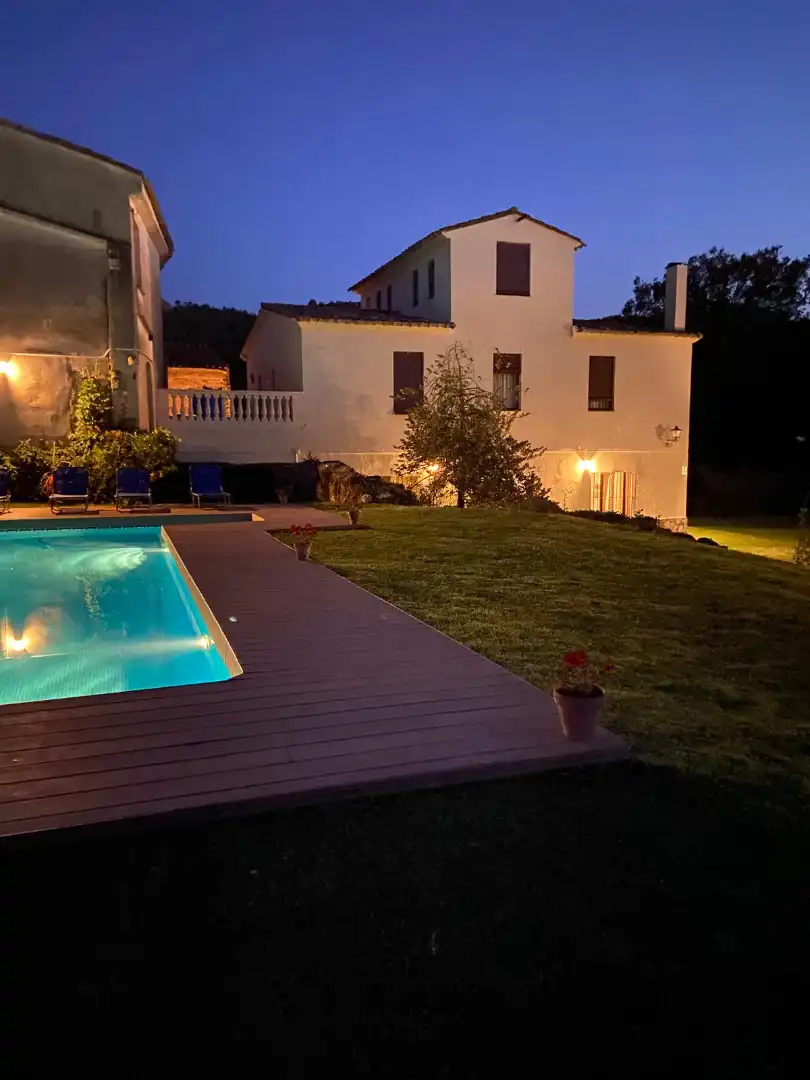 Piscina de Finca rústica en venda en Santa Cristina d'Aro amb Aire condicionat, Calefacció i Jardí privat