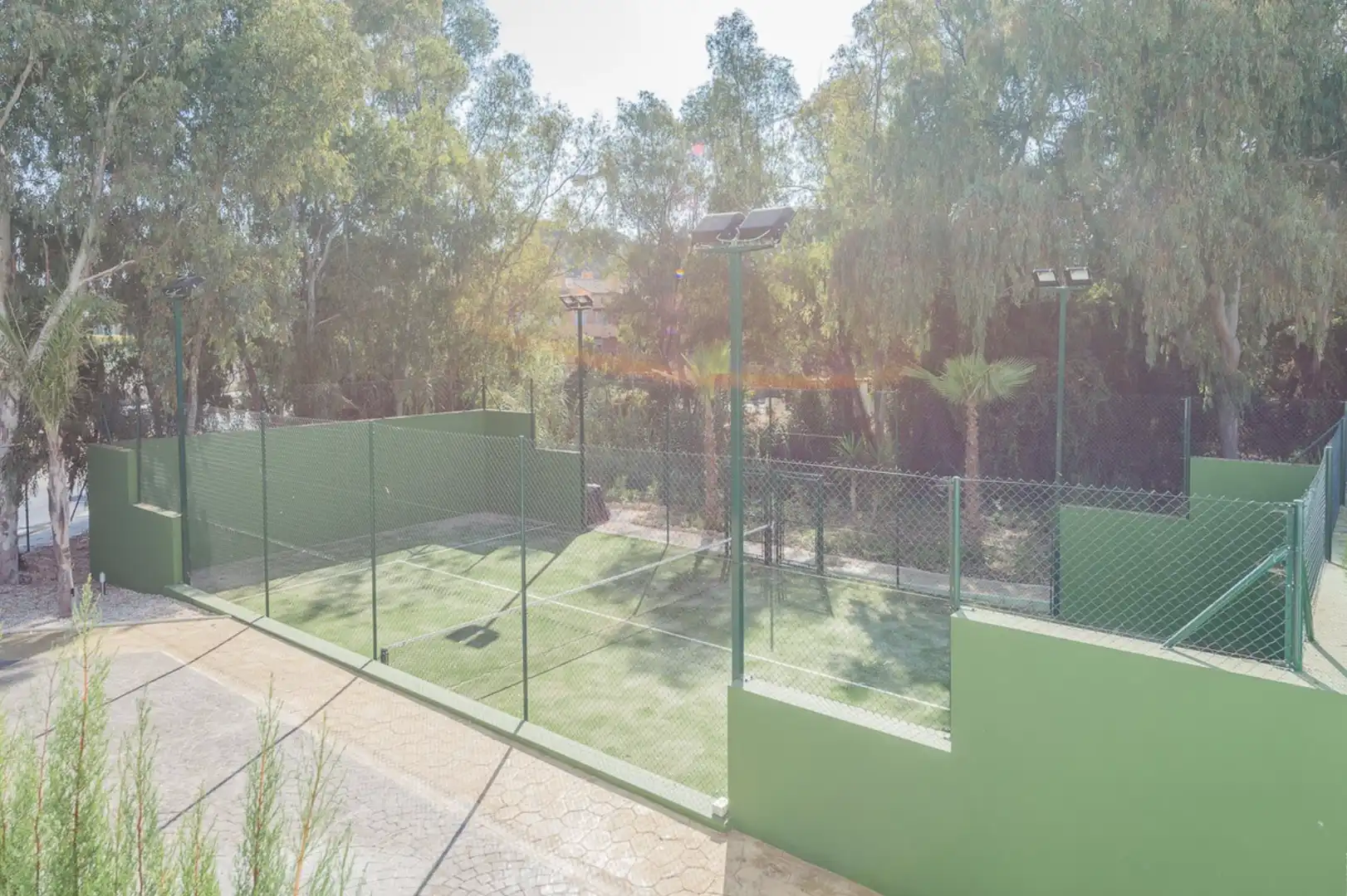 Jardín de Apartamento de alquiler en Marbella con Aire acondicionado, Terraza y Amueblado