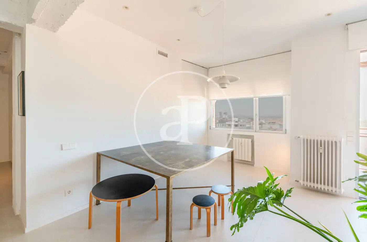 Esszimmer von Wohnung zur Miete in Madrid mit Klimaanlage, Heizung und Terrasse