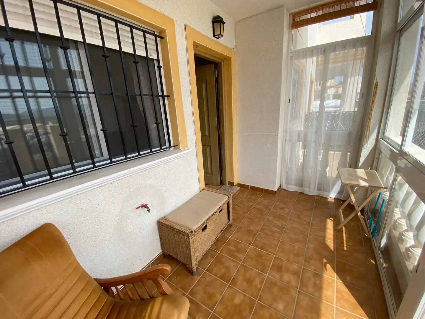 Terrasse von Wohnungen zum Verkauf in Castalla mit Abstellraum, Ofen und Balkon
