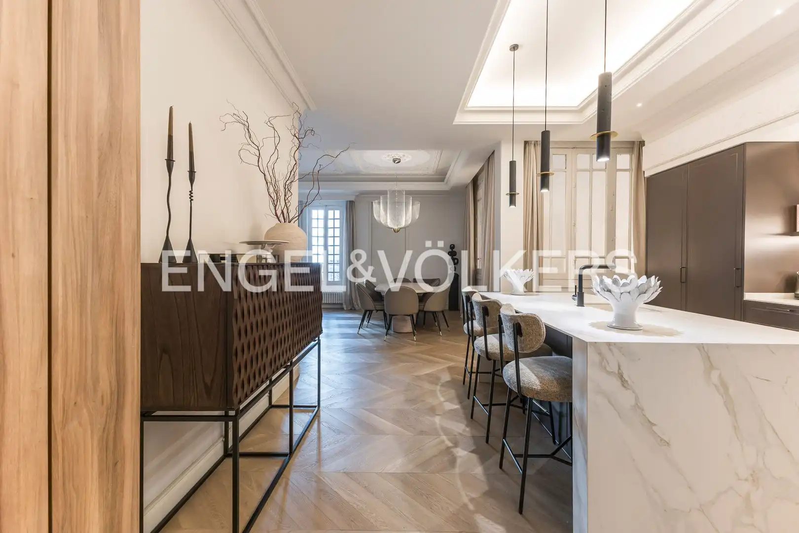 Comedor de Apartamento de alquiler en Rivas-Vaciamadrid con Aire acondicionado, Calefacción y Amueblado