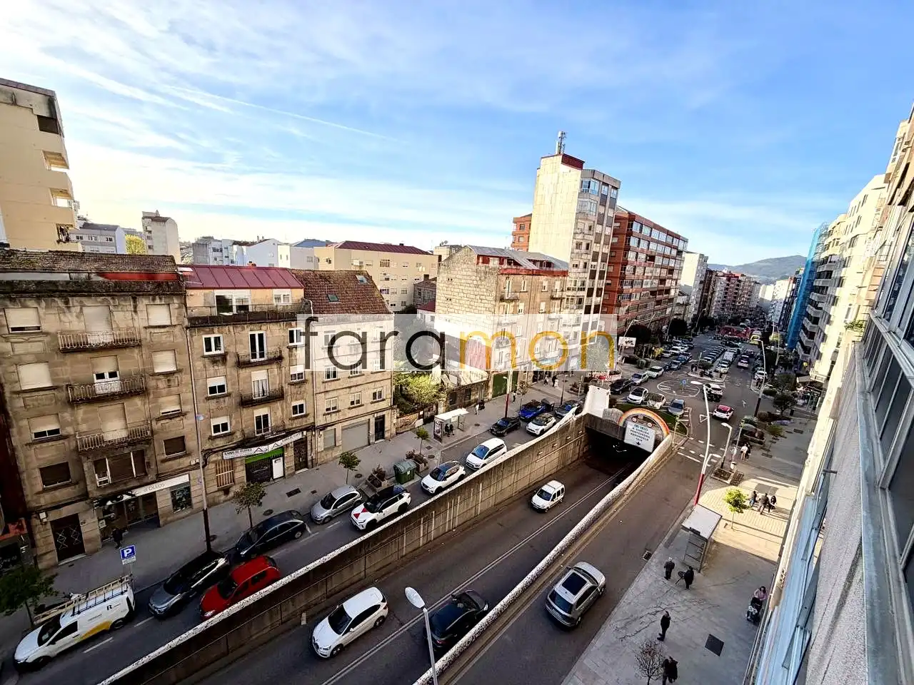 Exterior view of Flat for sale in Vigo   with Heating, Parquet flooring and Terrace
