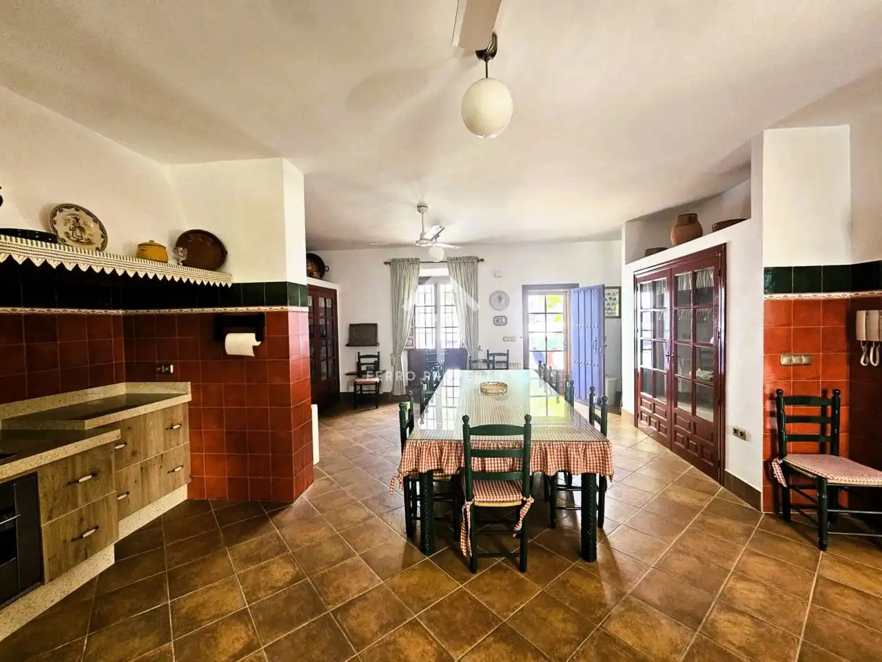 Dining room of Houses for sale in Villanueva de Tapia  with Air Conditioner, Heating and Private garden
