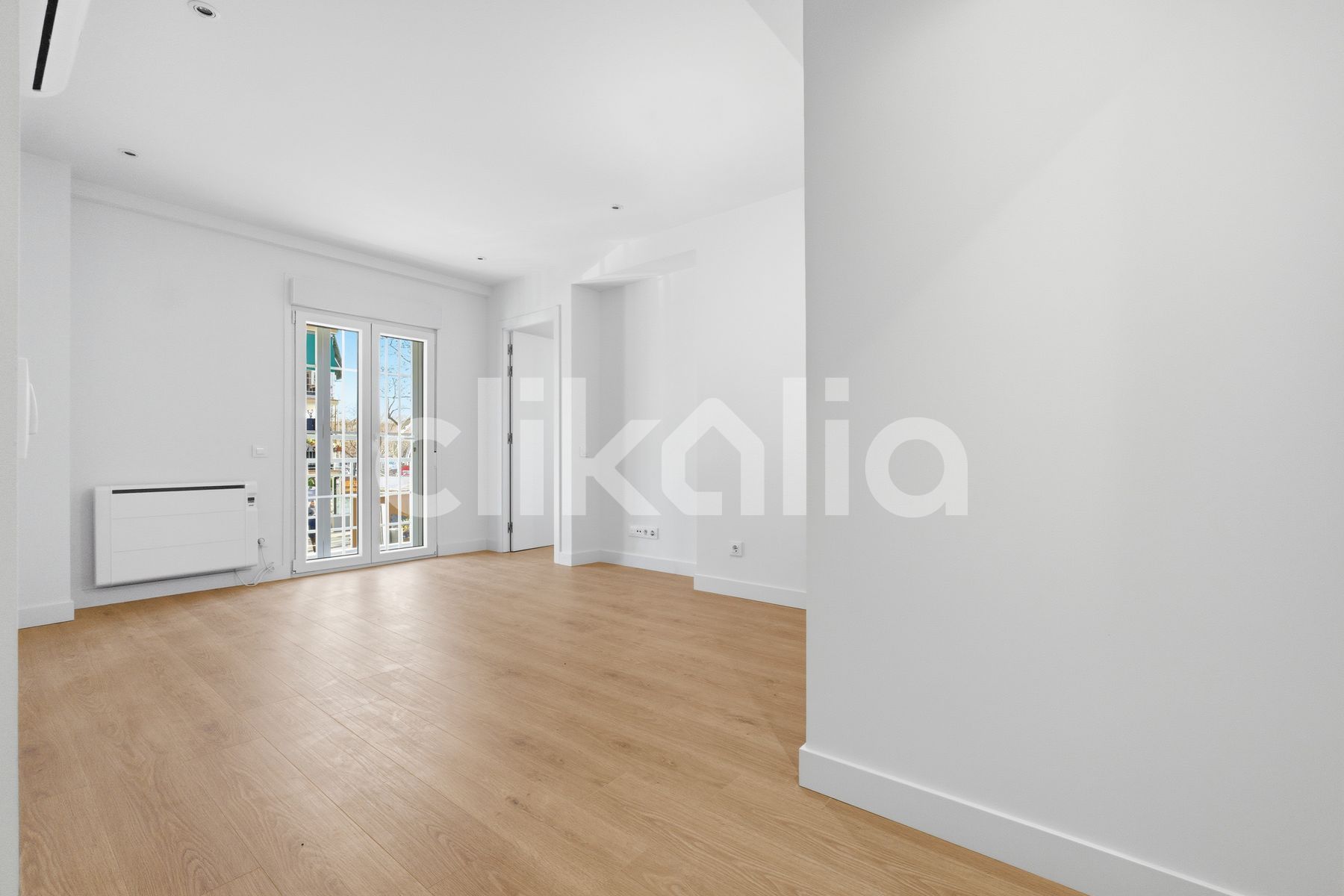 Bedroom of Flat for sale in  Madrid Capital  with Air Conditioner, Heating and Terrace