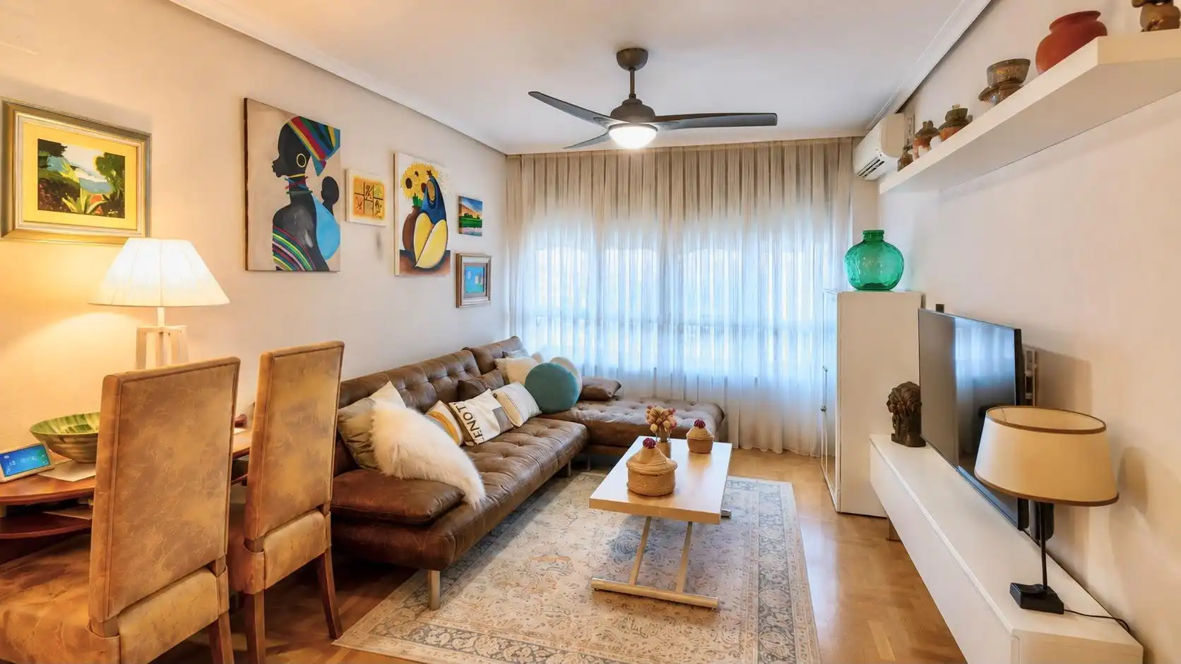 Sala d'estar de Apartament en venda en Fuenlabrada amb Aire condicionat, Calefacció i Jardí privat