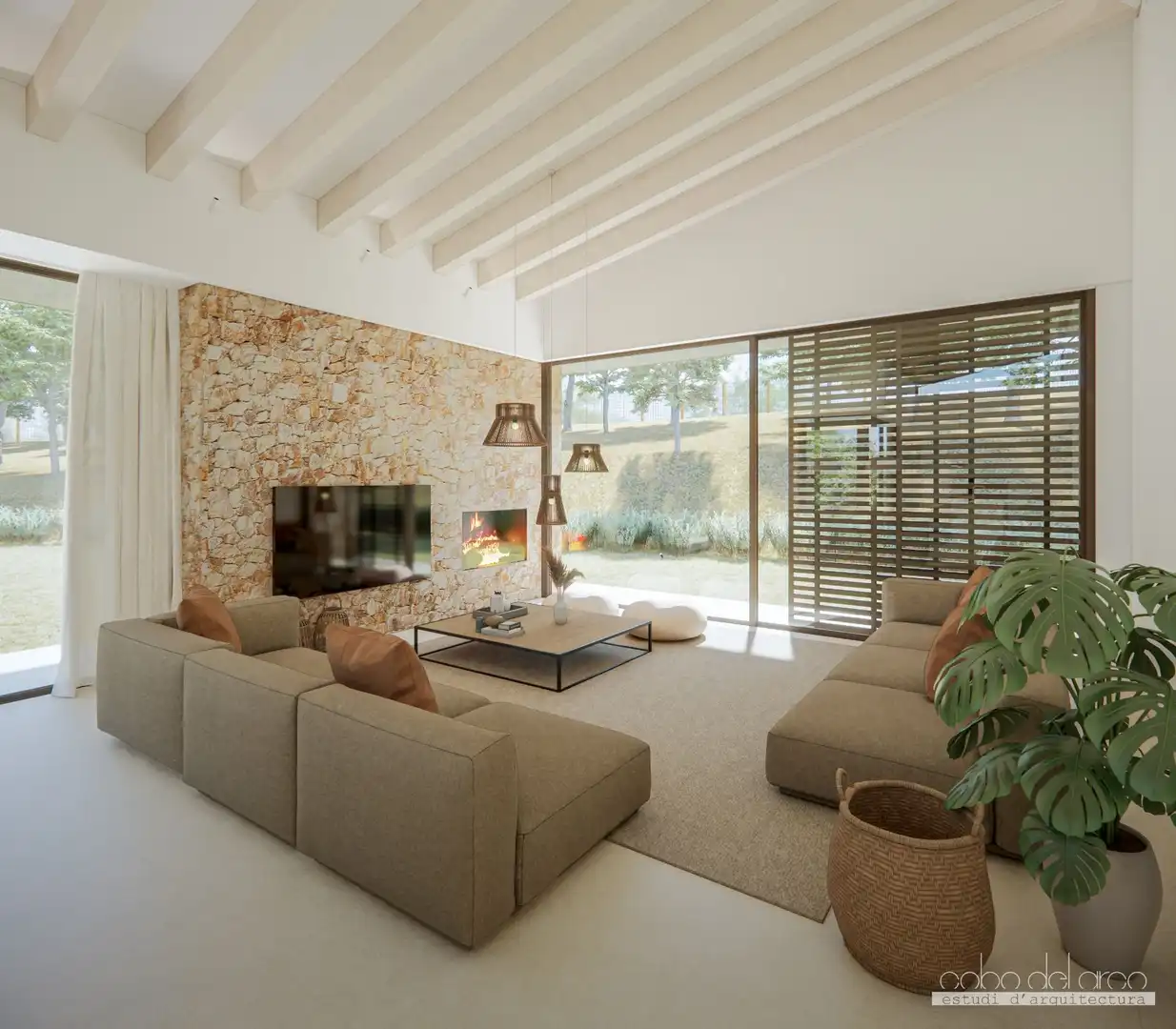 Sala de estar de Casa o chalet en venta en Calonge i Sant Antoni con Aire acondicionado, Calefacción y Jardín privado